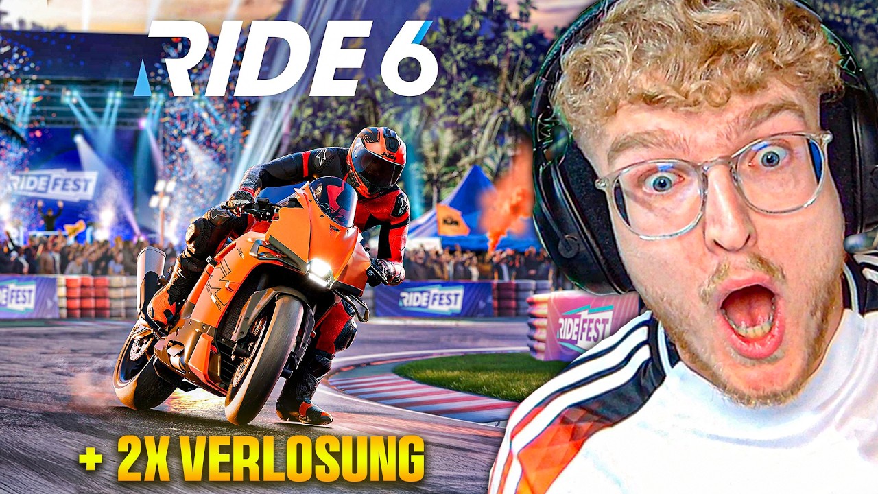 ⚡️Der GROßE RIDE 6 TEST + 2x VERLOSUNG für euch! Danach F1 25 MINIGAMES | Morgen Mercedes KARRIERE