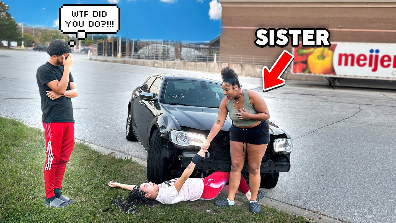 TEACHING MY 18YR OLD SISTER HOW TO DRIVE MY CHRYSLER 300 *ALMOST CRASHED*
