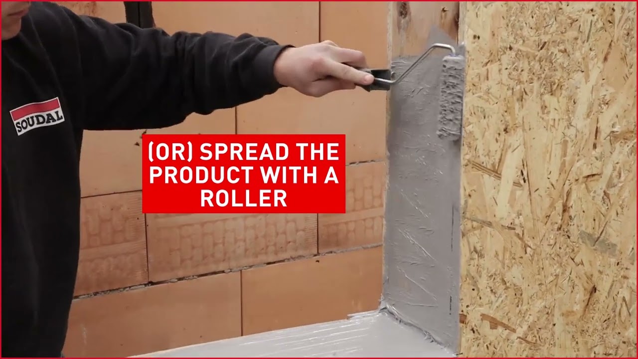 How to seal a rough opening with Soudatight Hybrid