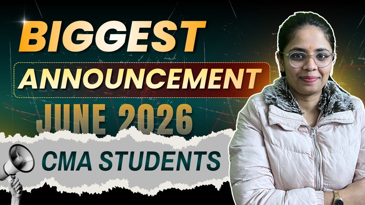 WANT TO CLEAR JUNE 2026?? WATCH TILL END 🤩#cma #success #test #suresuccess #june #2026