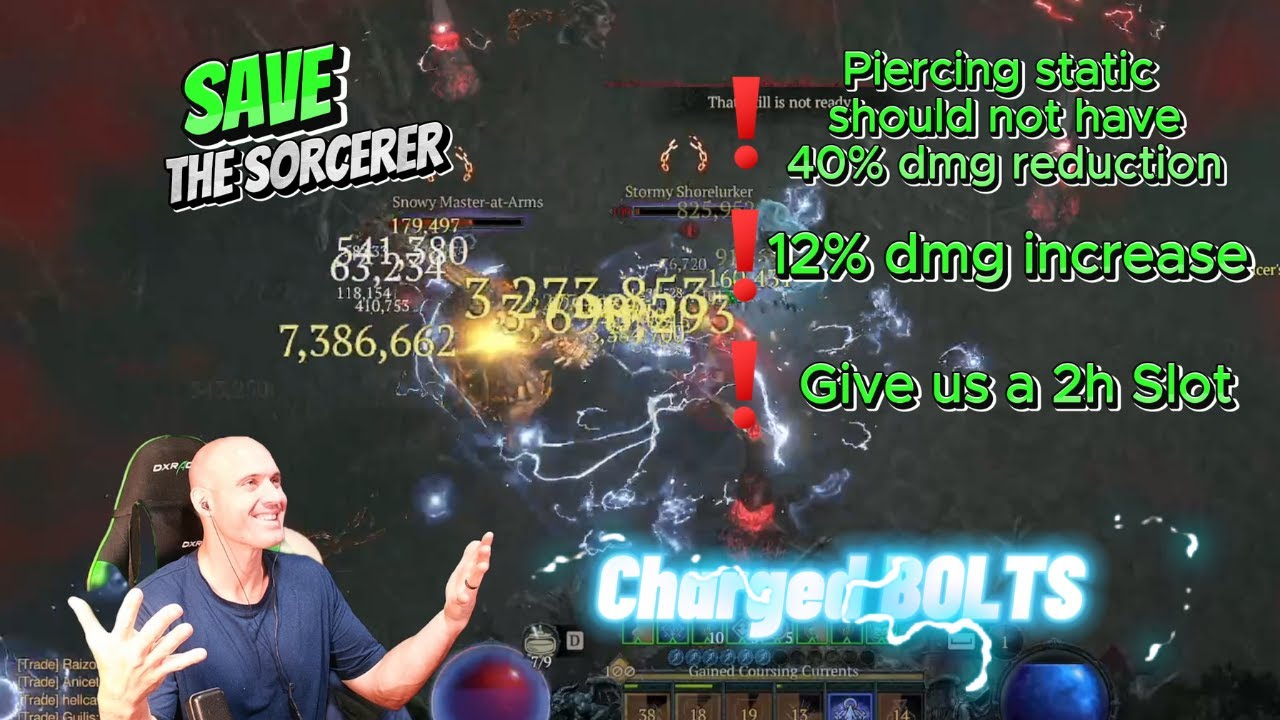 Charged BOLTS SORCERER Build Diablo 4 Season 5 PTR (SAVE The SORCERER)