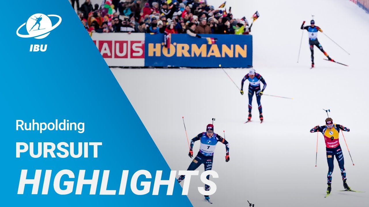 World Cup 23/24 Ruhpolding: Men Pursuit Highlights