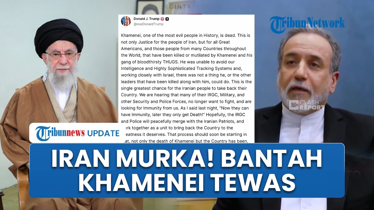 Trump Klaim Ali Khamenei Tewas seusai Diserang AS! Iran Murka & Beri Bantahan: Perang Psikologis