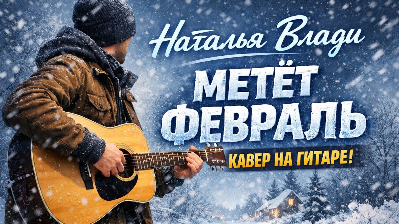 НАТАЛЬЯ ВЛАДИ - А ЗА ОКНОМ ЗИМА МЕТЕТ ФЕВРАЛЬ - КАВЕР НА ГИТАРЕ BY ROMANOVSKISONG