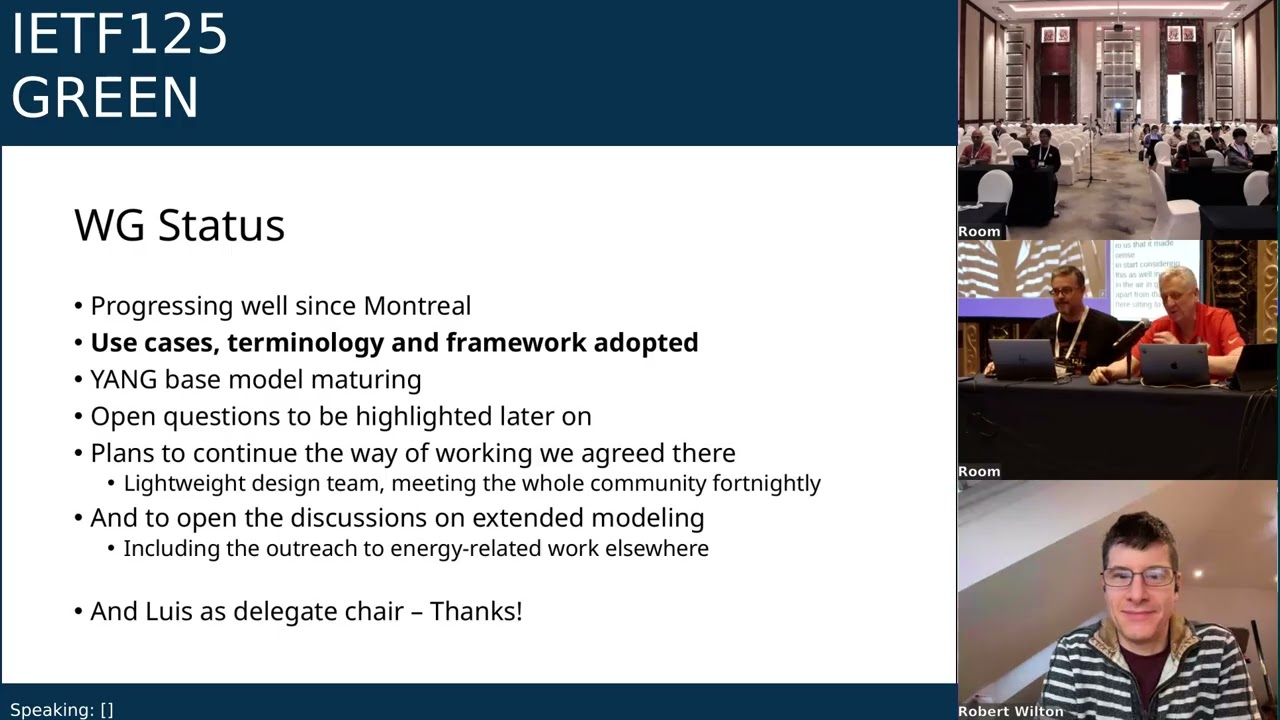 IETF 125: Getting Ready for Energy-Efficient Networking (GREEN) 2026-03-19 06:00