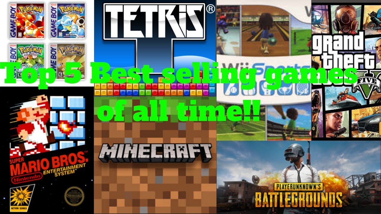 Top 5 Best selling video games of all time