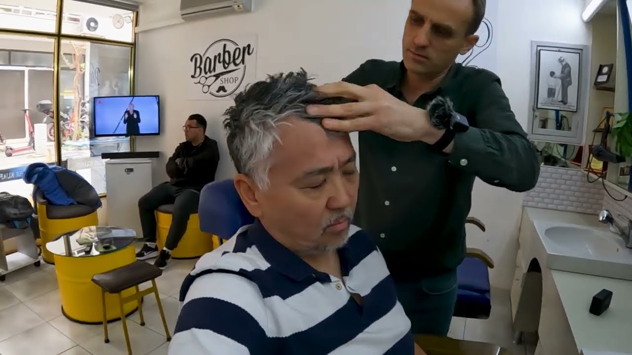 Full Body Relaxation from Izmir Barber Who Does His Job with Love! (ASMR)