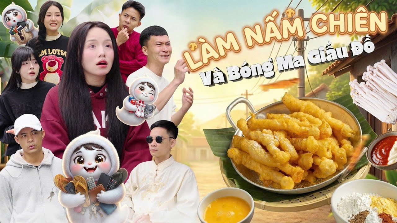 LÀM NẤM CHIÊN GIÒN VÀ BÓNG MA GIẤU ĐỒ | Hai Anh Em Phần 1033 | Phim Hài Hước Gãy Media