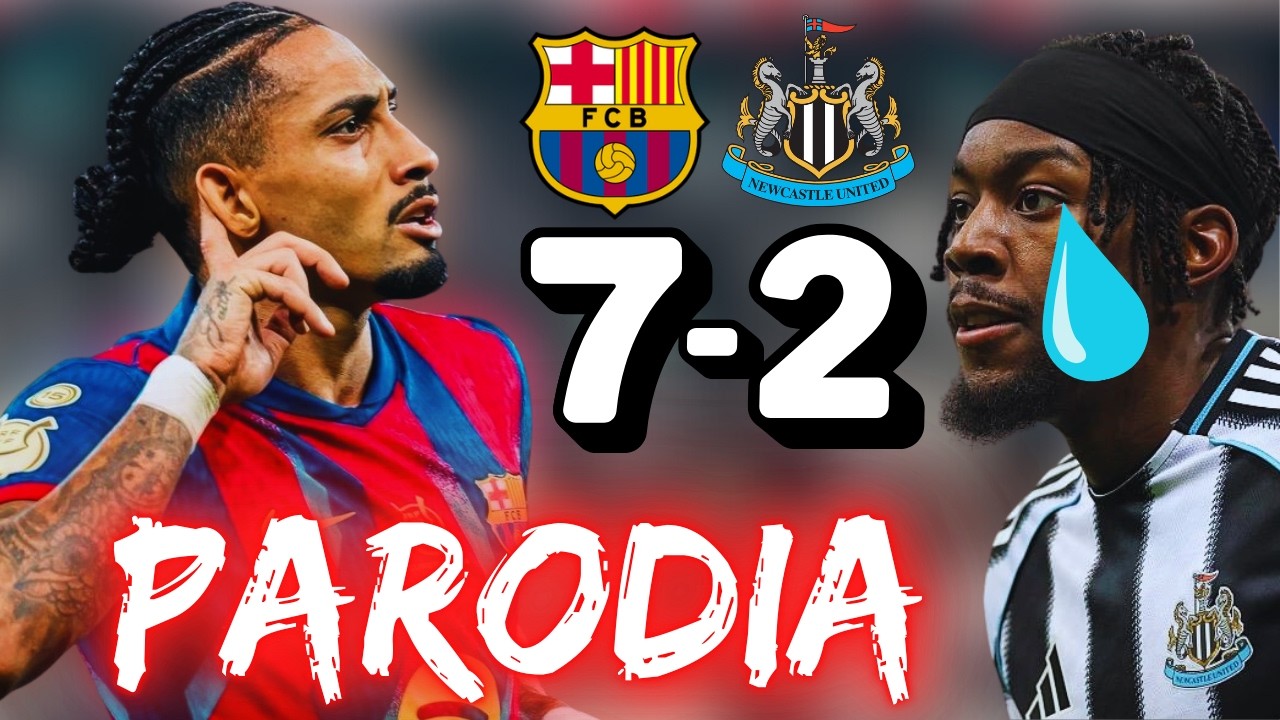 ♫ Canción Barcelona vs Newcastle 7-2 | Parodia Champions League ♫
