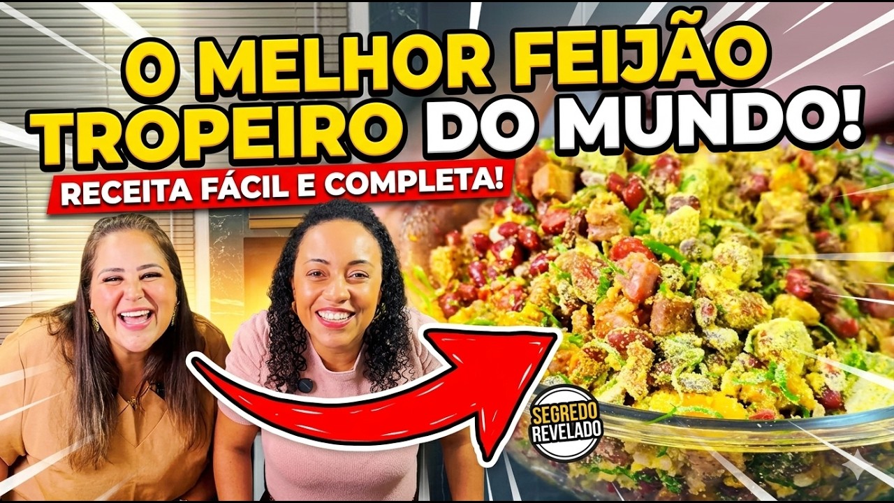 FEIJÃO TROPEIRO: Como Fazer Feijão Tropeiro Mineiro | Comida mineira passo a passo #feijãovermelho