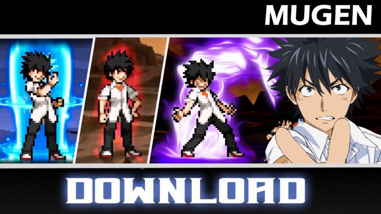 Touma (OP) V.2 JUS Edit Kuro - MUGEN JUS CHAR