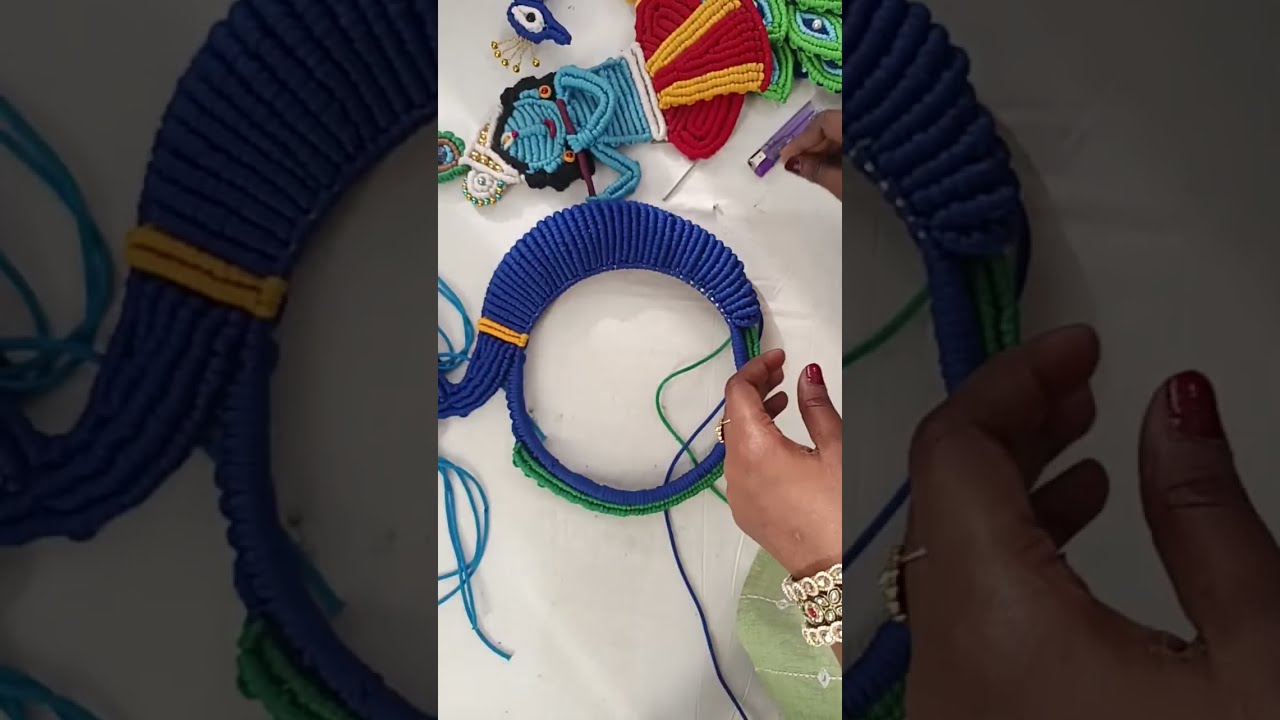 macrame easy new design peacock is live!/macrame peacock/#macrame/#shorts/#short/#yt/#ytshorts