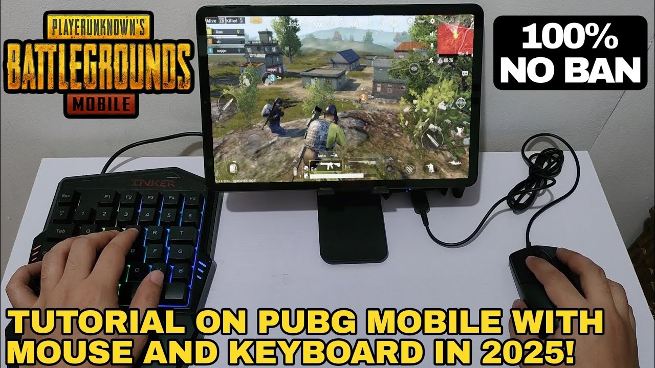 UPDATED 2025 MOUSE AND KEYBOARD TUTORIAL ON PUBG MOBILE FOR ANDROID/iOS! 100% SAFE AND NO BAN!