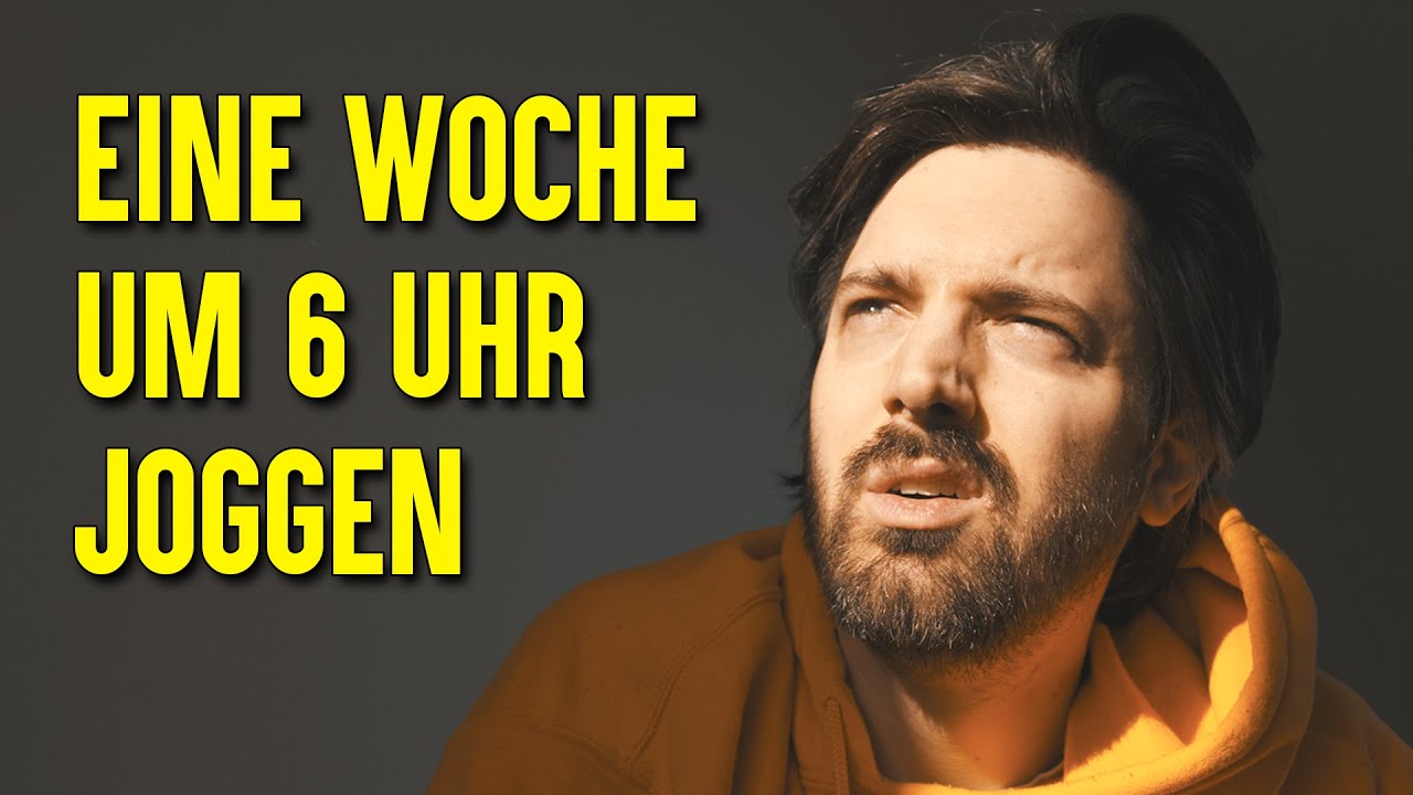 Eine Woche um 6 Uhr joggen gehen | Selbstexperiment @tomatolix@breedingunicorns