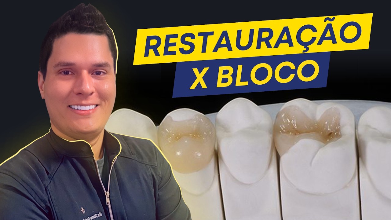 RESTAURAÇÃO DENTÁRIA, BLOCO OU COROA: QUAL A DIFERENÇA?