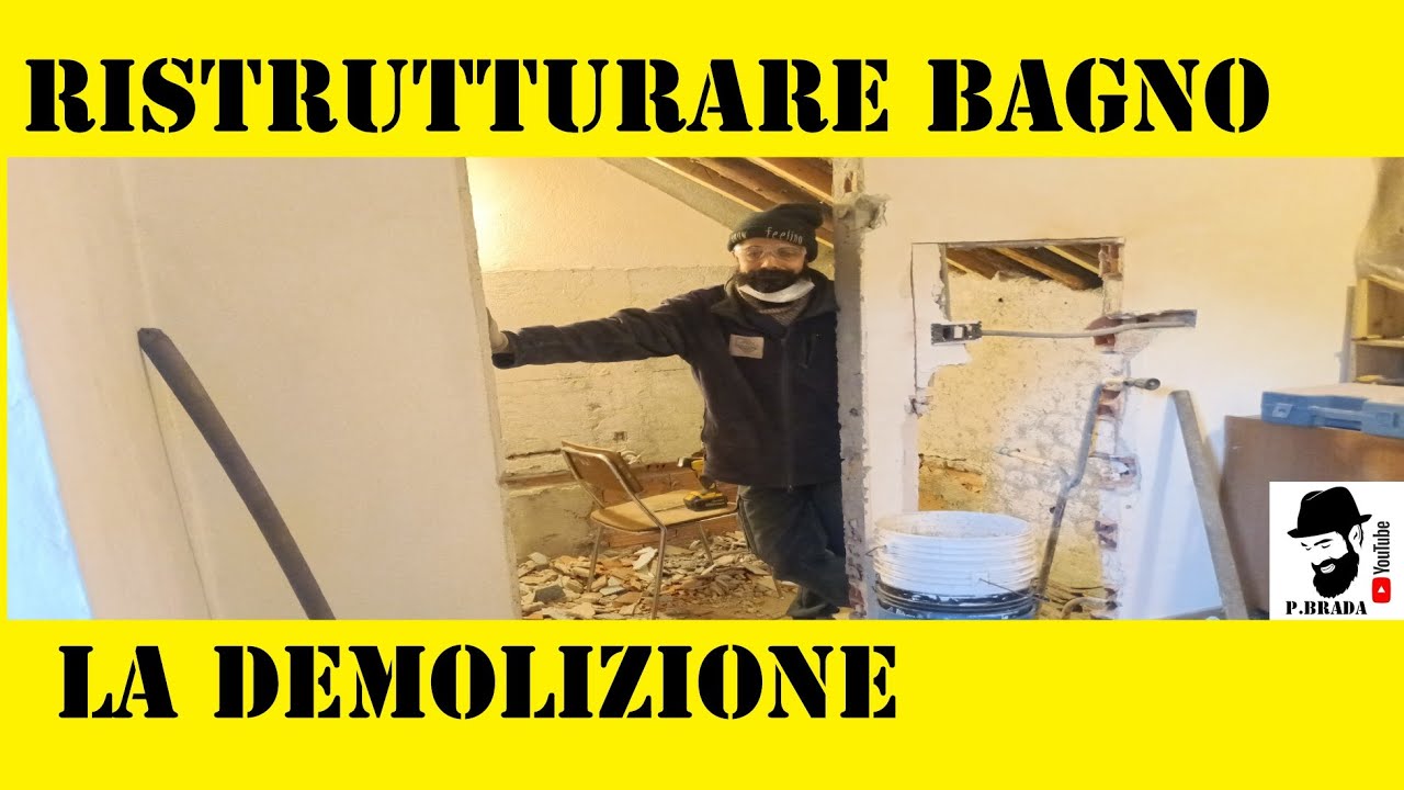 Ristrutturazione bagno - la demolizione