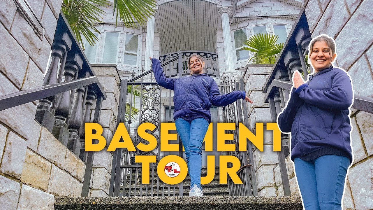 Canada වල අපේ පුංචි ගෙදර $1300💵 | Vancouver Basement Tour 🇨🇦 | VLOG#3 | Canada | Canada Bodare