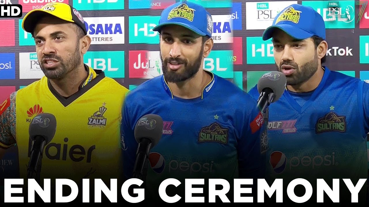 Ending Ceremony | Multan Sultans vs Peshawar Zalmi | Match 16 | HBL PSL 7 | ML2G