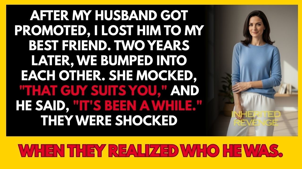 Two years after my husband left me for my best friend, we meet again. Her reaction is shocking...