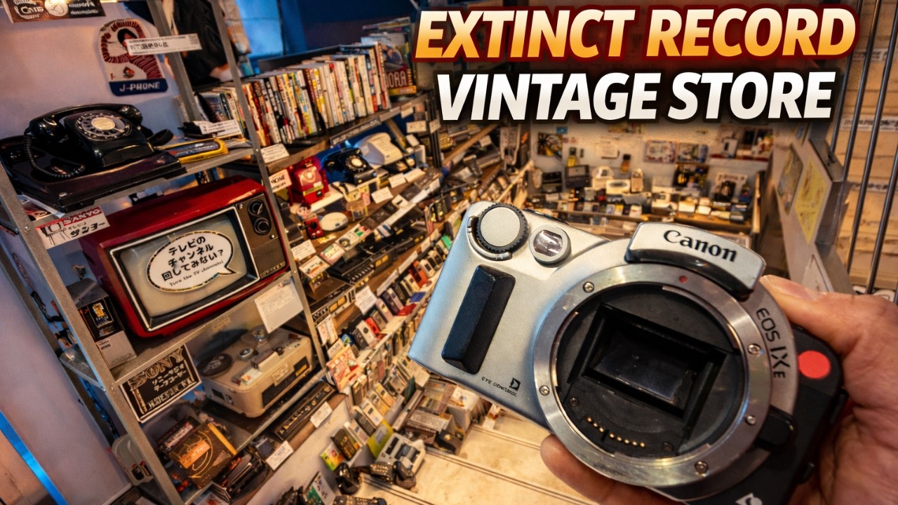 Tokyo’s Hidden VINTAGE CAMERA Store: Rare Finds Inside! JP🇯🇵