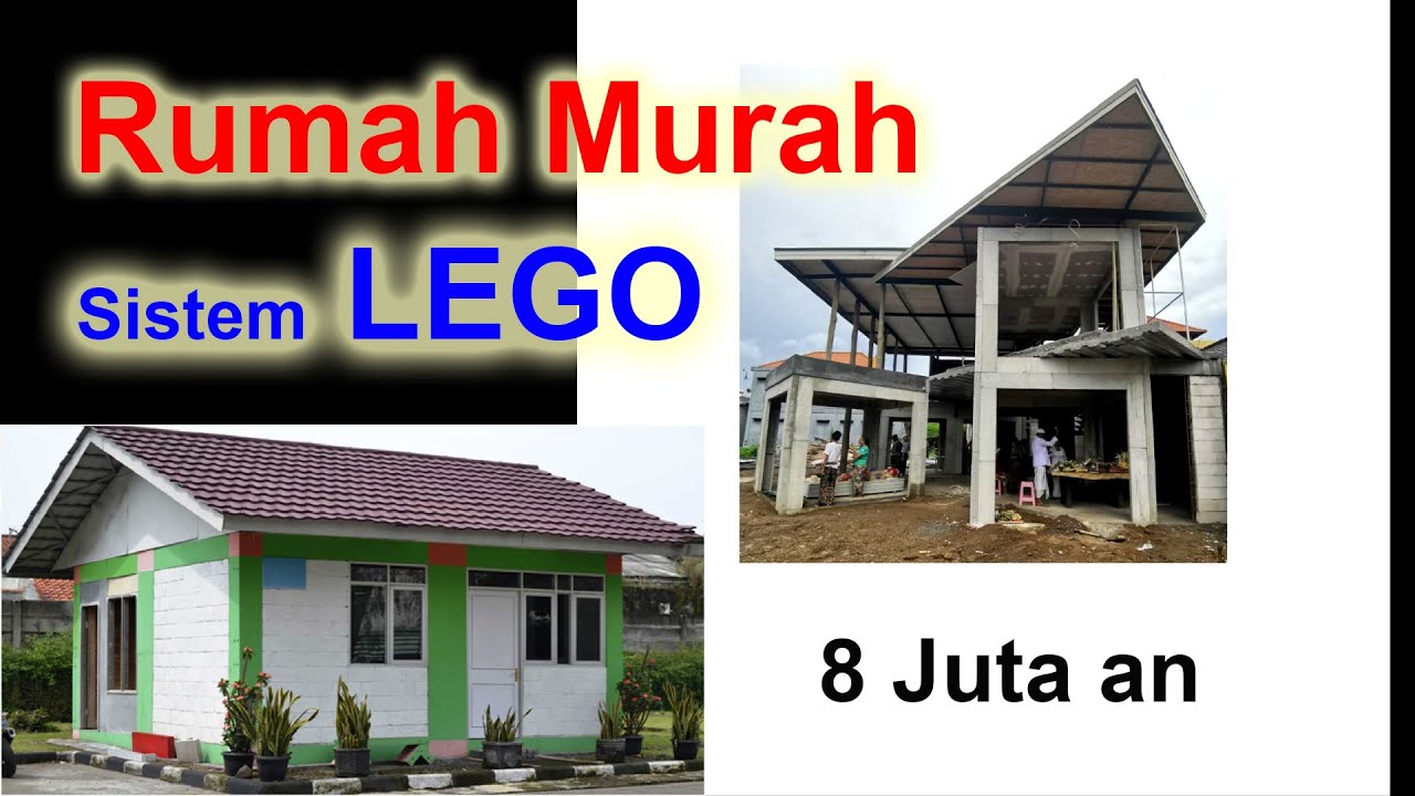 Bangun Rumah Murah Cepat Sistem LEGO (Part-1), dengan Pracetak Cetakan Ruspin, Risha tahan gempa..