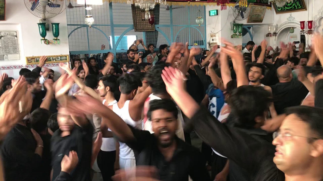 Noha •|| tha khak par pada hua lasha hussain a/s ka ||• anjuman e bani hashim 20 safar mohlla guzri