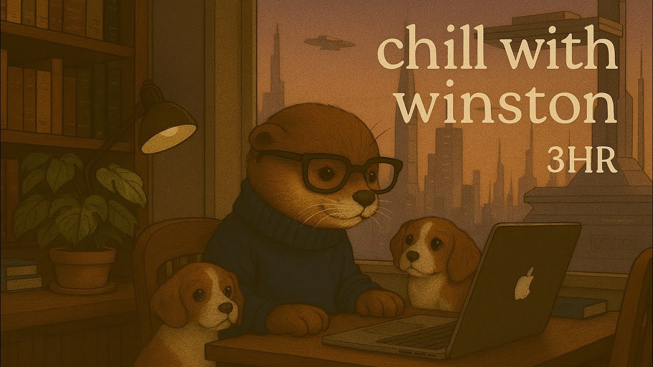 3 Hours of Chill Lofi for Study, Relaxation & Sleep (w/ Winston the Otter)