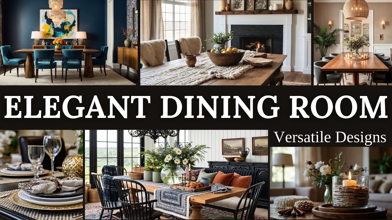 Dining Room Decorating Ideas | Elegant Dining Room Interior Designs