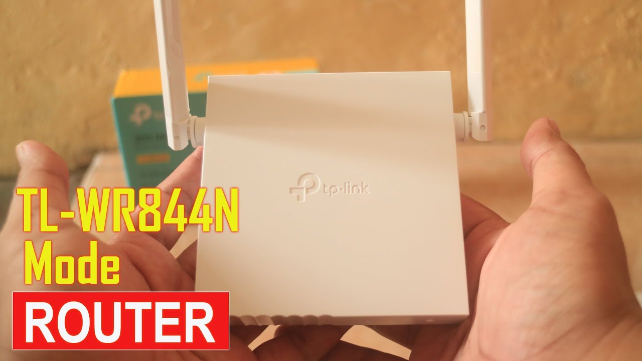 Cara Setting TP-LINK WR844N Mode Router - Sambung via Kabel LAN #tlwr844n #tplink