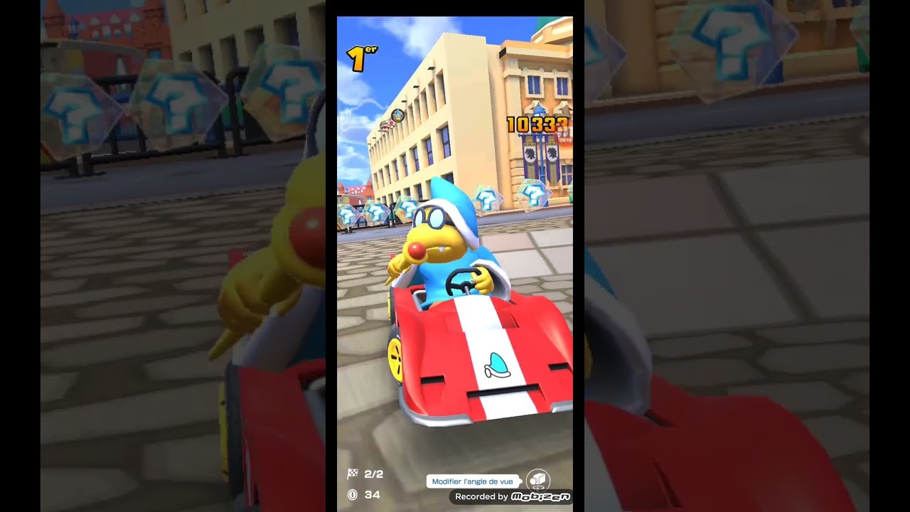 Mario kart tour Saison 2éme anniversaire prochaine coupe classée Peach d'or rose + défi journalier