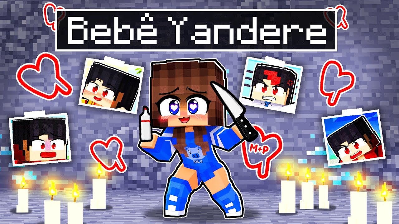 Miika é uma BEBÊ YANDERE no Minecraft ◂Miika▸
