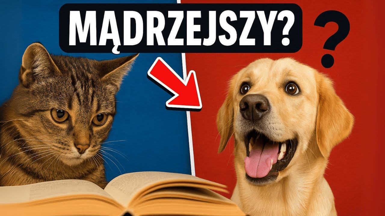 Kto jest mądrzejszy: PIES, KOT… czy może TY? 🐾