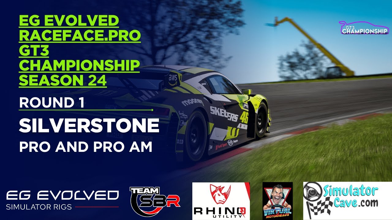 EG EVOLVED RACEFACE.PRO GT3 CHAMPIONSHIP S24 / ROUND 1 / Silverstone / Pro and Pro AM
