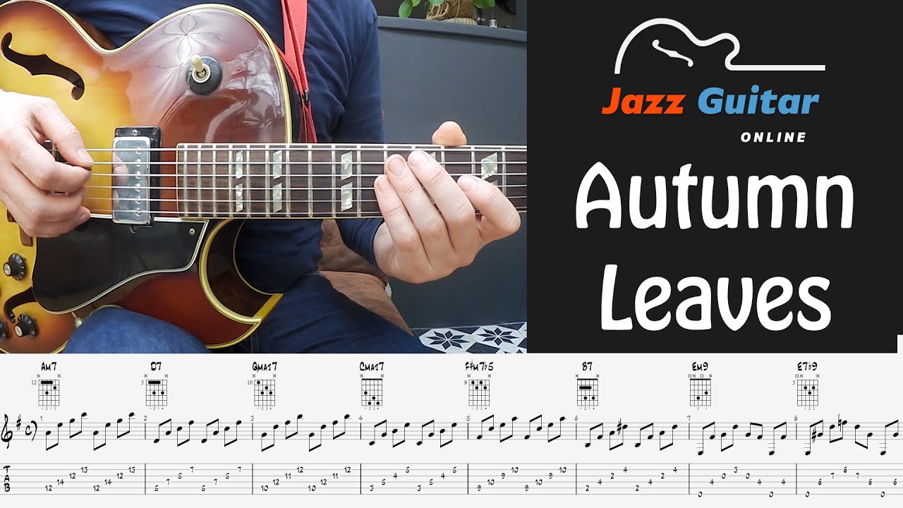 Autumn Leaves - Easy Jazz Guitar Chords