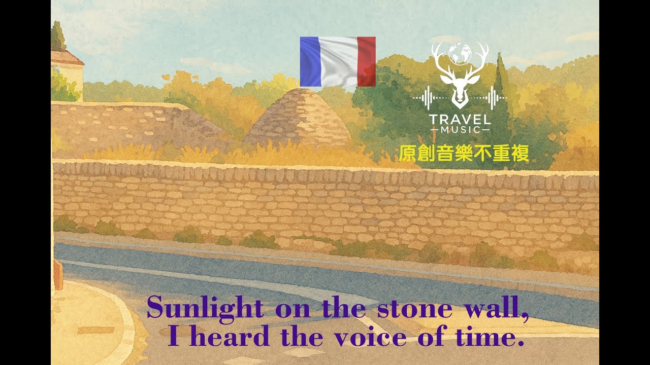 011-02【France】陽光灑在石牆上，我聽見了時間的聲音。Music that eases anxiety at first listen