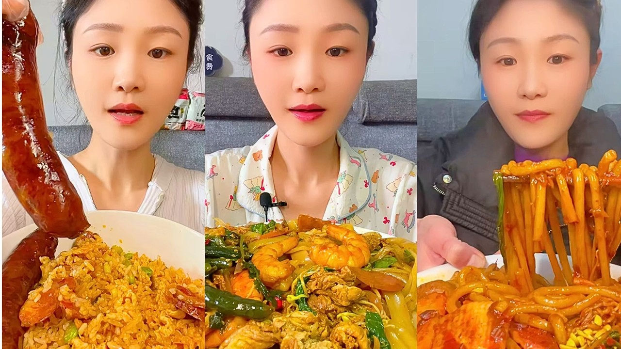 1 Hour ASMR Mukbang | Satisfying Eating Sounds for Sleep, Relaxation & Study #1199
