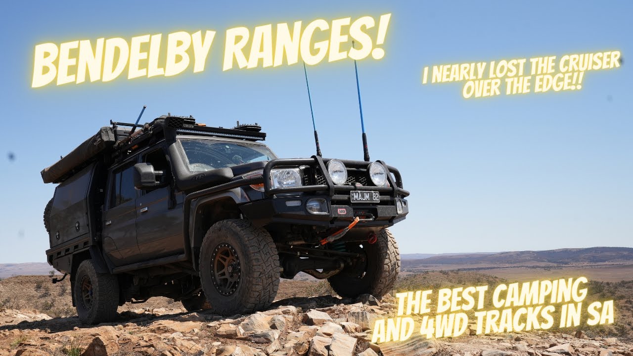 I NEARLY LOST THE CAR!!  I  BENDELBY RANGES  I  BEST 4WD WHEELING IN SOUTH AUSTRALIA