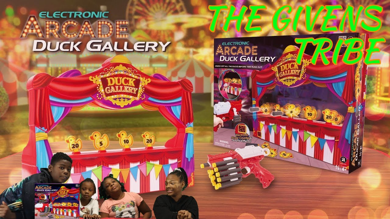 The Givens Tribe Play Electronic Arcade Duck Gallery!