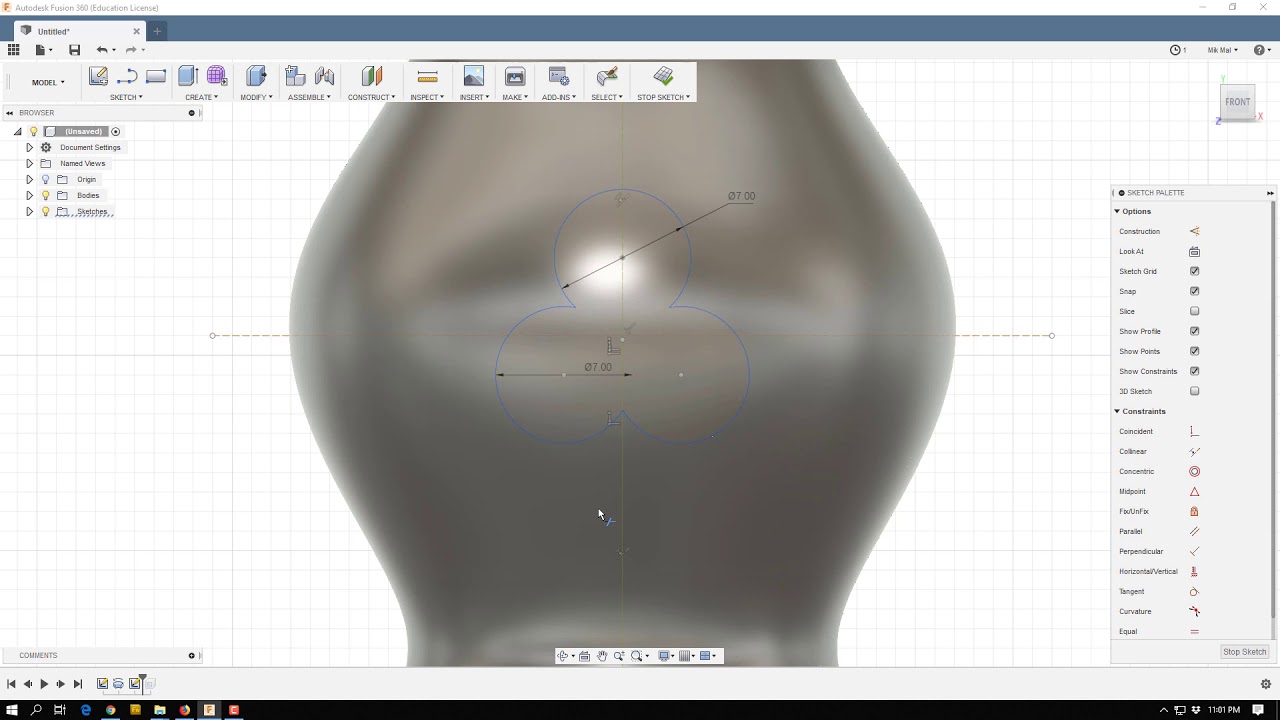 Make a Vase in Fusion 360