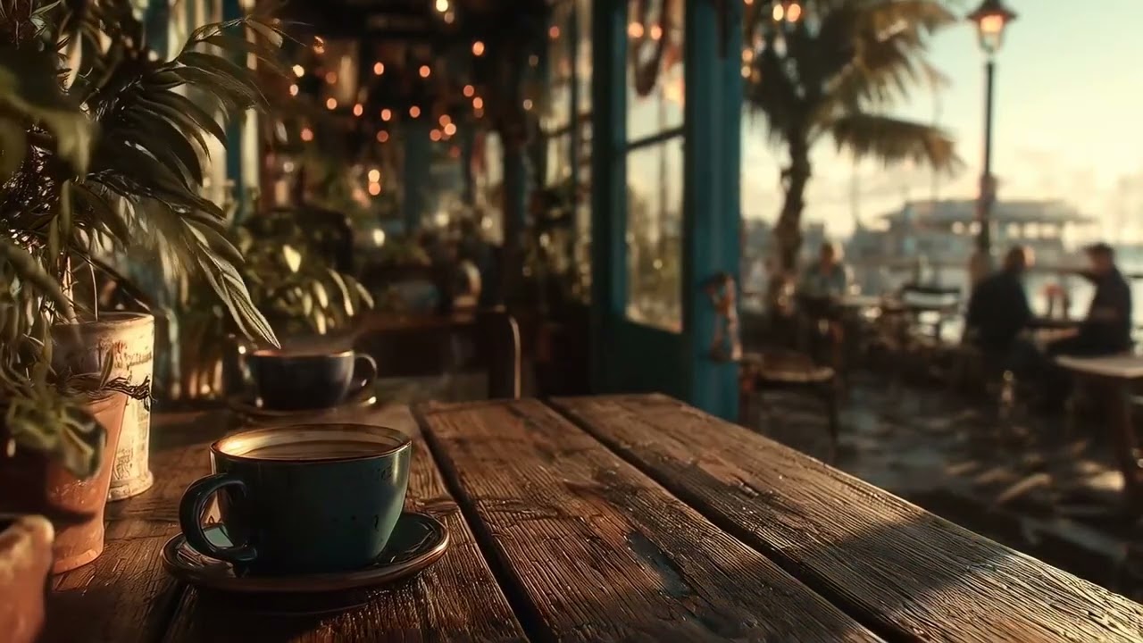 Chill Out Café Music Deep Sunset Vibes [1] ☕ | Waterfront Lounge Mix for Relax & Work