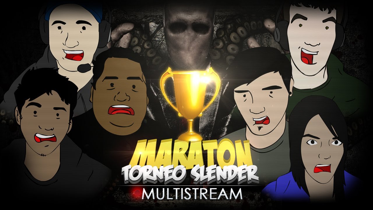 MultiStream Maraton de Slender con Town, Kim, Bersgamer, Tum Tum y Cototrolix