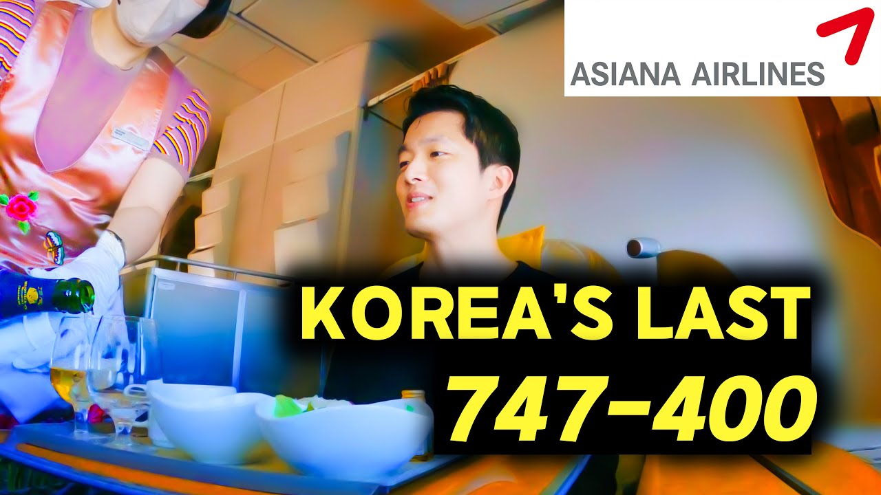 The LAST Asiana Boeing 747-400 | Business Class