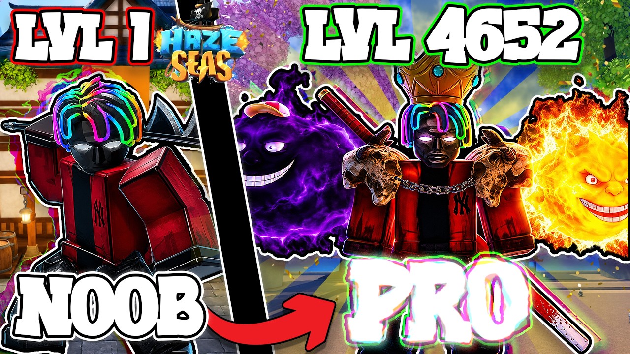 От новичка до профи в Haze Seas (F2P) roblox