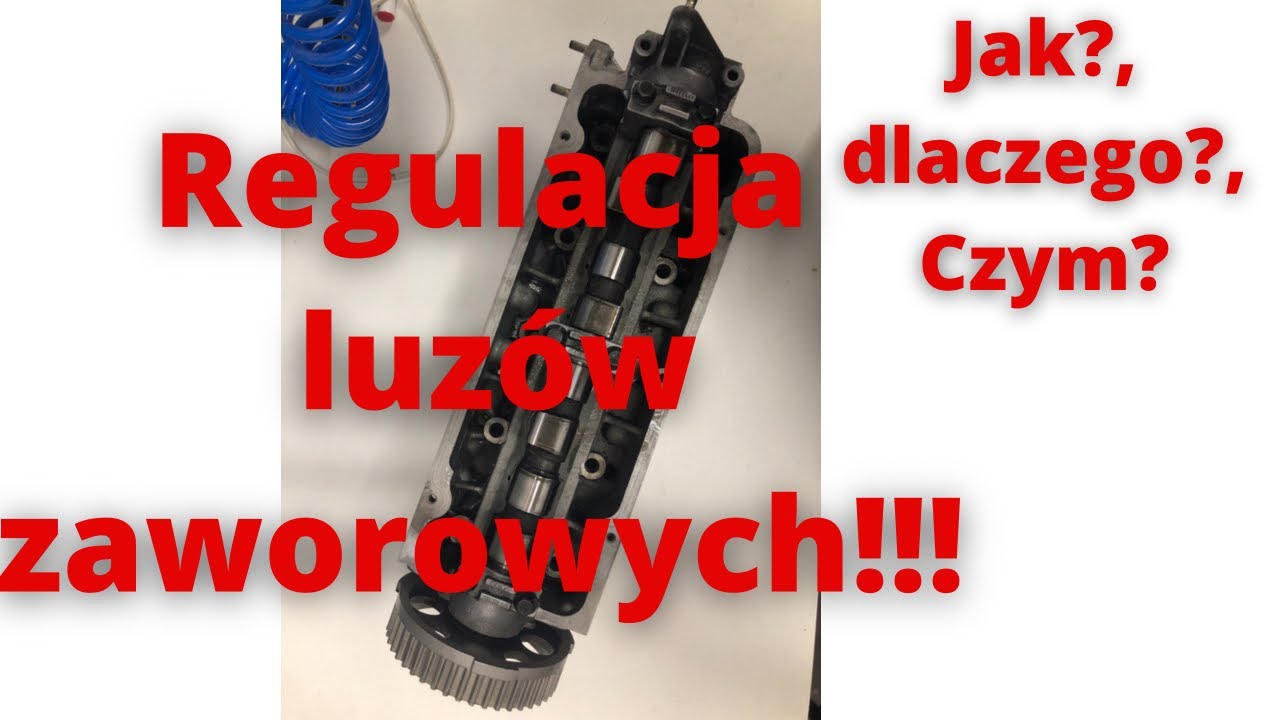 Regulacja luzów zaworowych głowicy CC