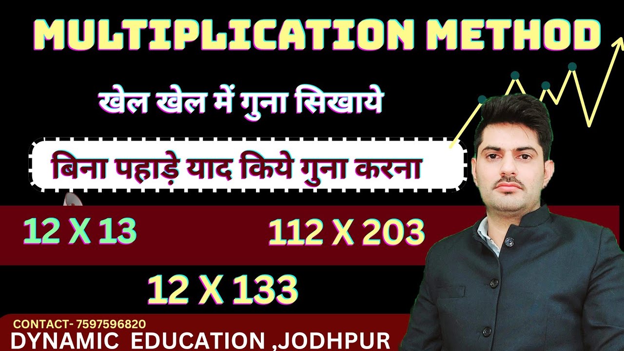 MULTIPLICATION METHOD WITHOUT TABLE / USEFUL PRIMARY UPER PRIMARY TEACHER /JAPANESE METHOD 