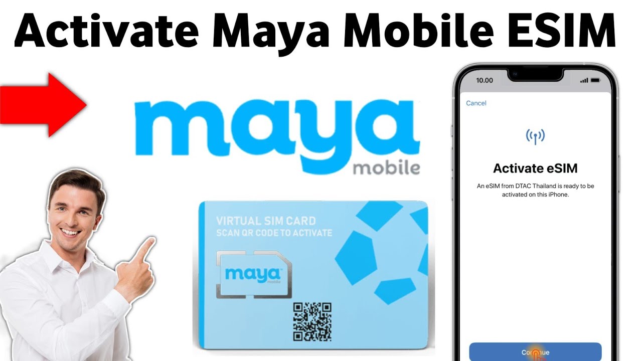 How to Activate Maya Mobile ESIM on iPhone  (2025)
