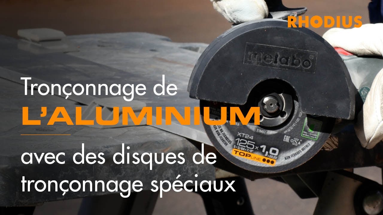 Tronçonnage de l’aluminium – voilà pourquoi il existe des disques de tronçonnage spéciaux