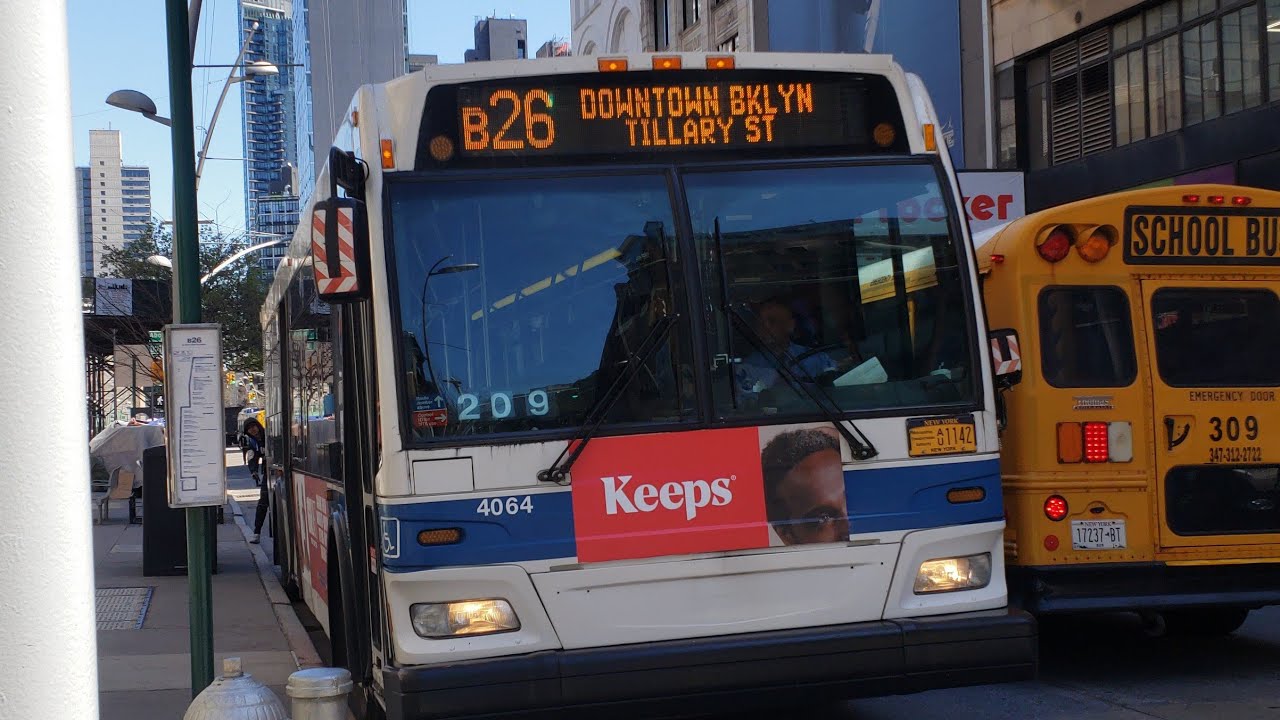 MTA NYCT | Riding 2009 Orion VII NG HEV #4064 on the B26! (READ DESC)