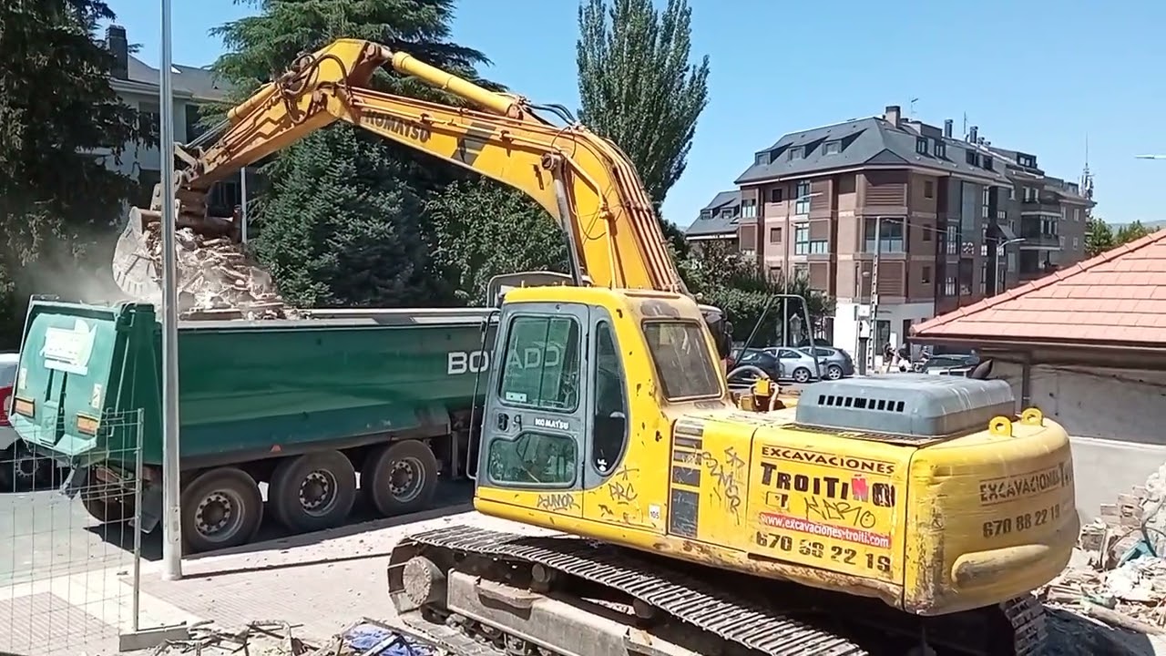 Derribo con Excavaciones Troitiño