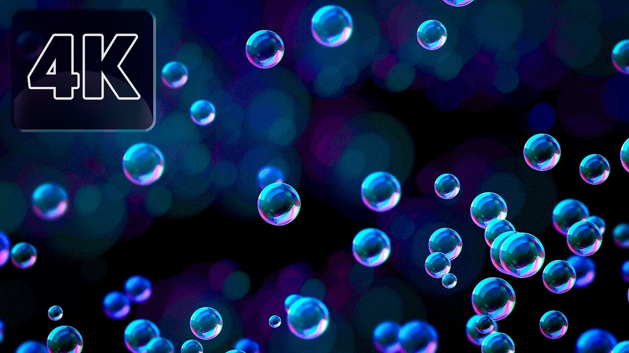 Jazz Bubbles - Pure Chill Background | 4K TV Screensaver